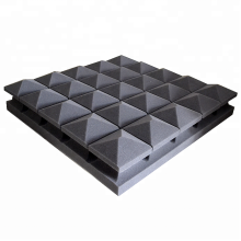 Black Pyramid Acoustic Panels Sound Absorbing Foam polyester acoustic panel soundproof acoustic foam